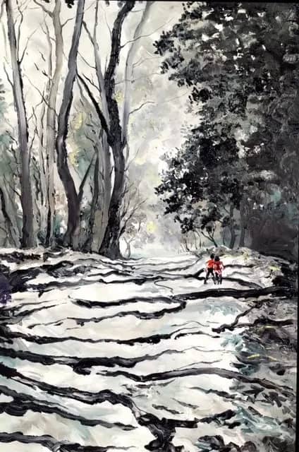 Neige à Èze — Denis Ribas
