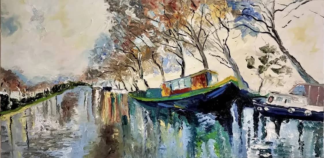 Reflets sur le canal — Denis Ribas