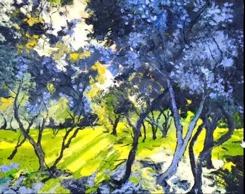 Le jardin aux jeunes oliviers à Mouriès — Denis Ribas