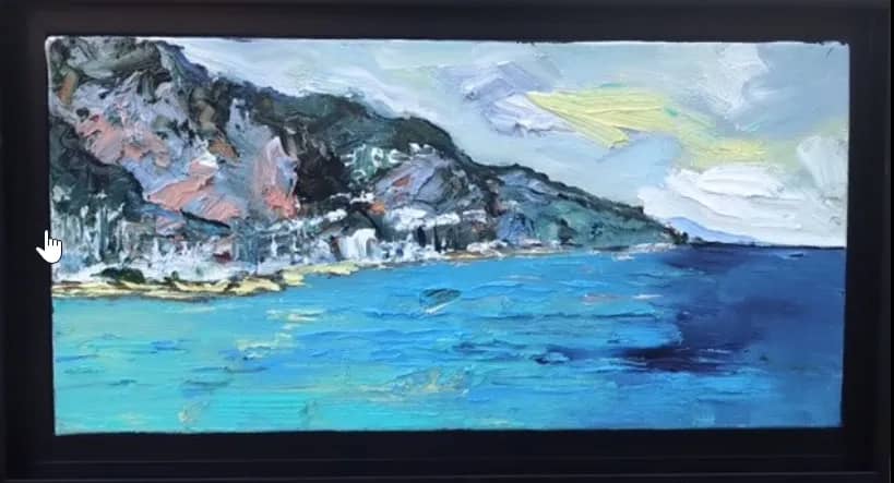 Vue de Menton vers l'Italie — Denis Ribas