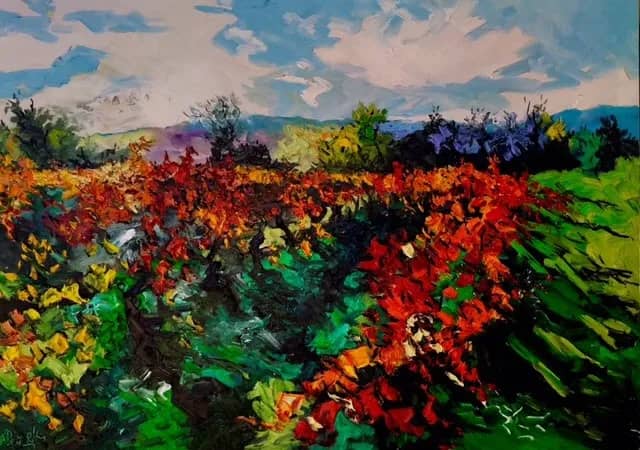 Les vignes rouges — Denis Ribas