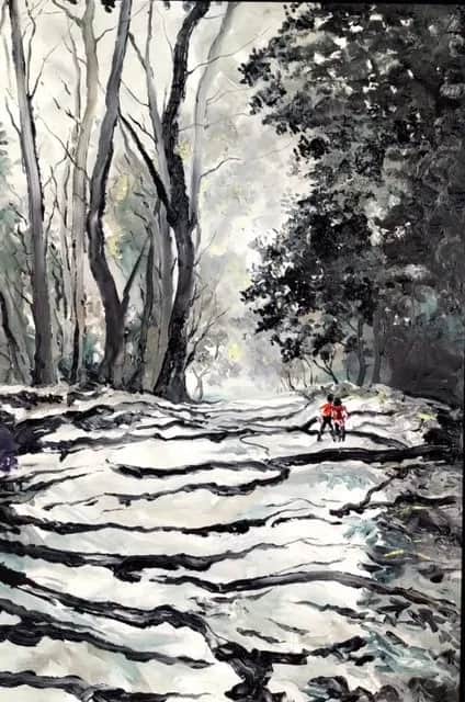 Neige à Èze — Denis Ribas