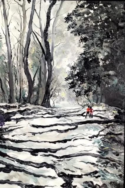 Neige à Èze