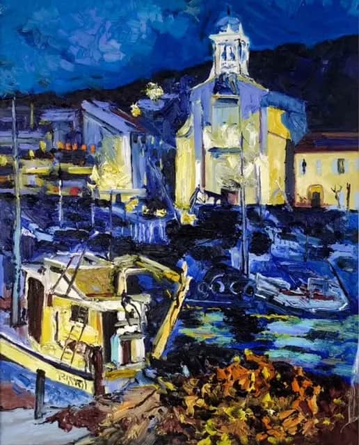 Port-Vendres de nuit — Denis Ribas
