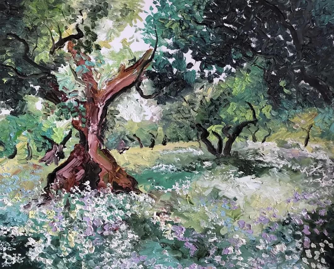 Printemps sous les oliviers