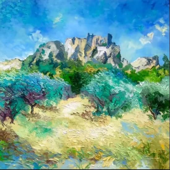 Le rocher des Baux — Denis Ribas