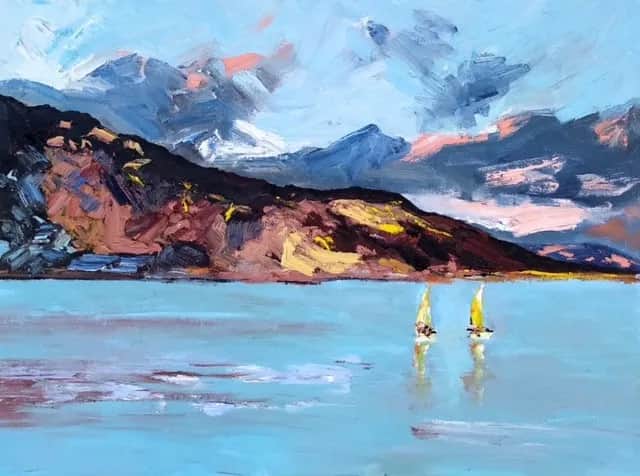 Les Sablettes aux 2 voiliers — Denis Ribas