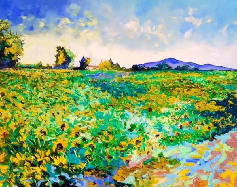 Champ de tournesols — Denis Ribas