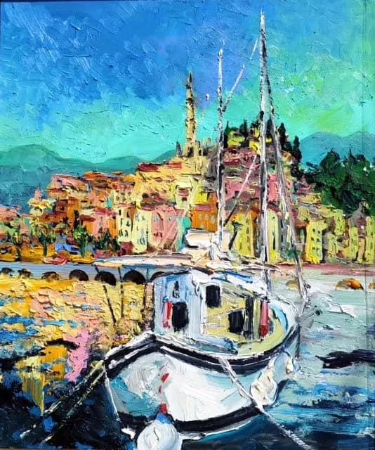 Voilier et Menton
