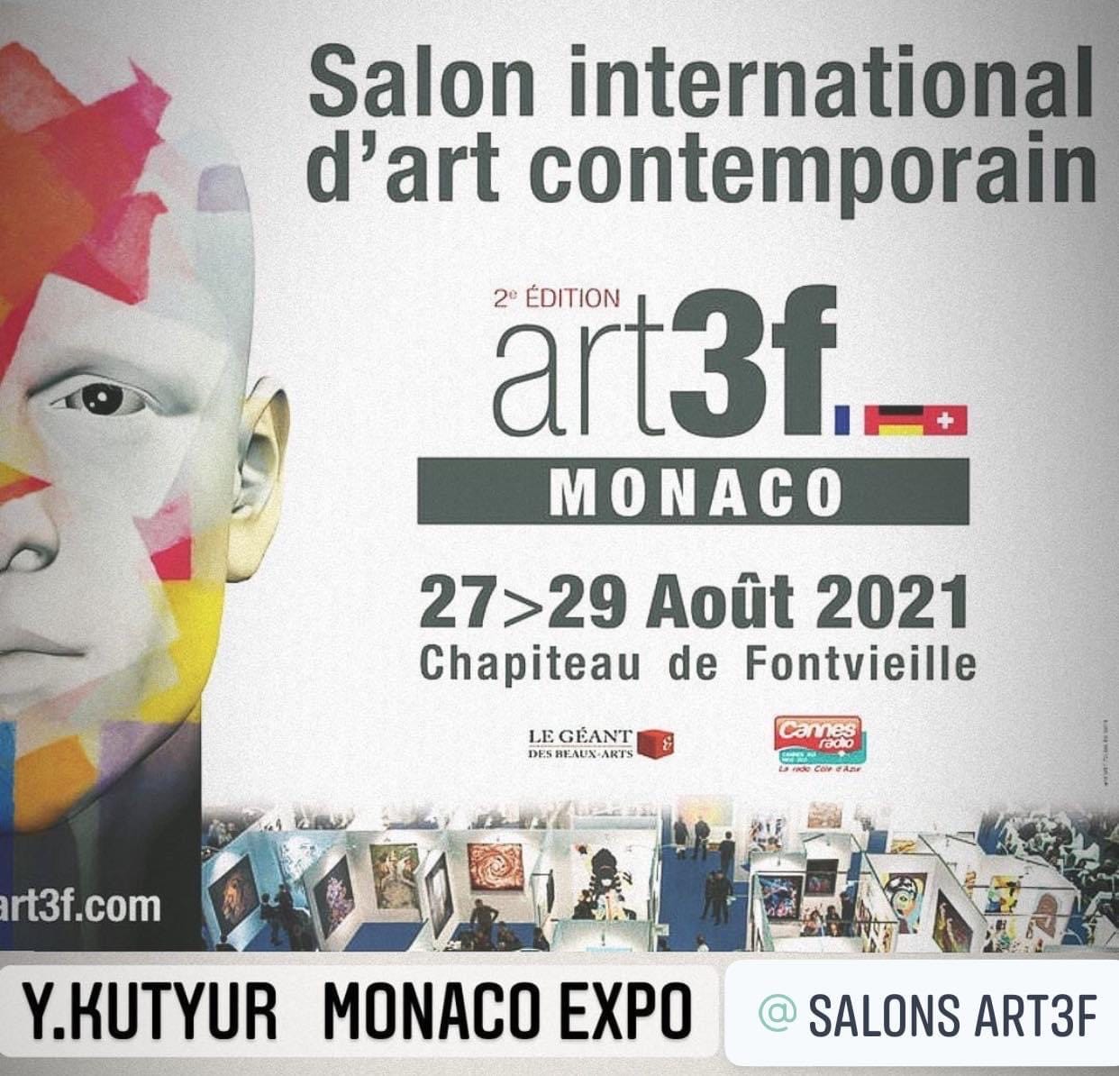 Art3f Monaco — salon international d’art contemporain — Chapiteau de Fontvieille, Monaco